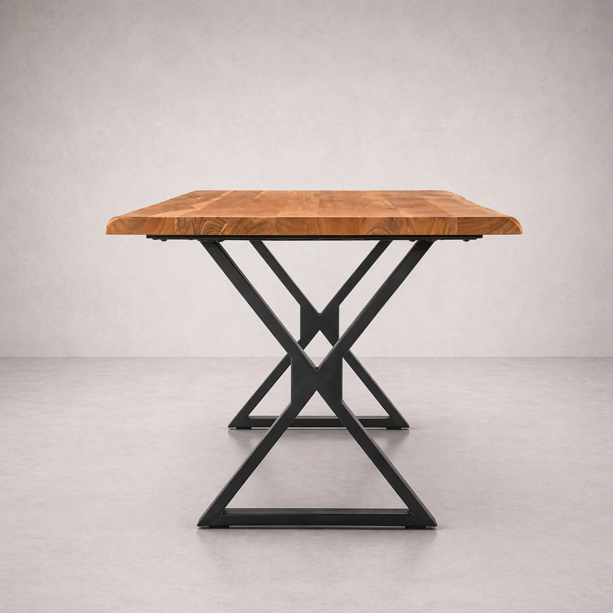 Acacia 71" Live Edge Solid Wood Dining Table - Natural - Image 4