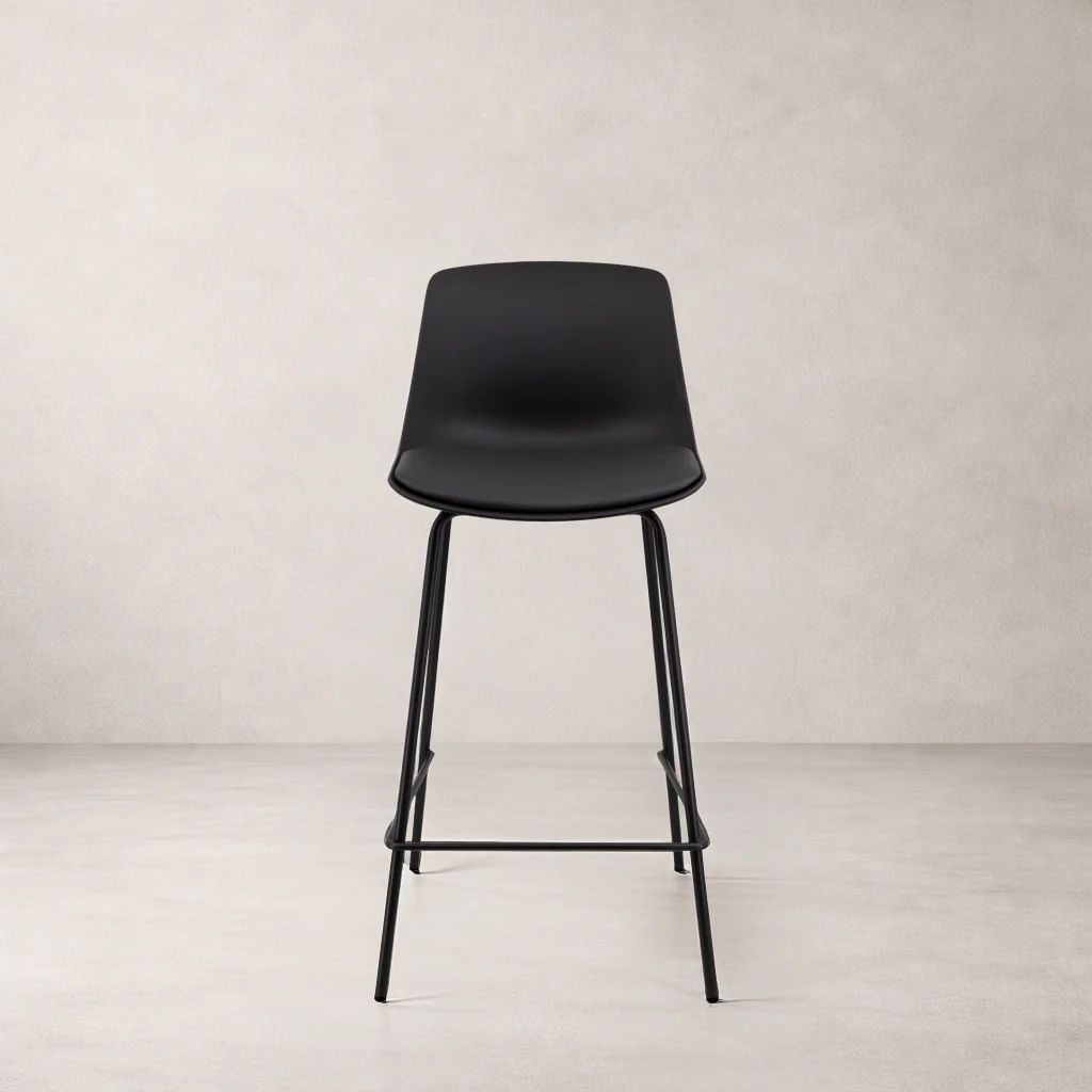 Agata Counter Stool - Black - Image 3