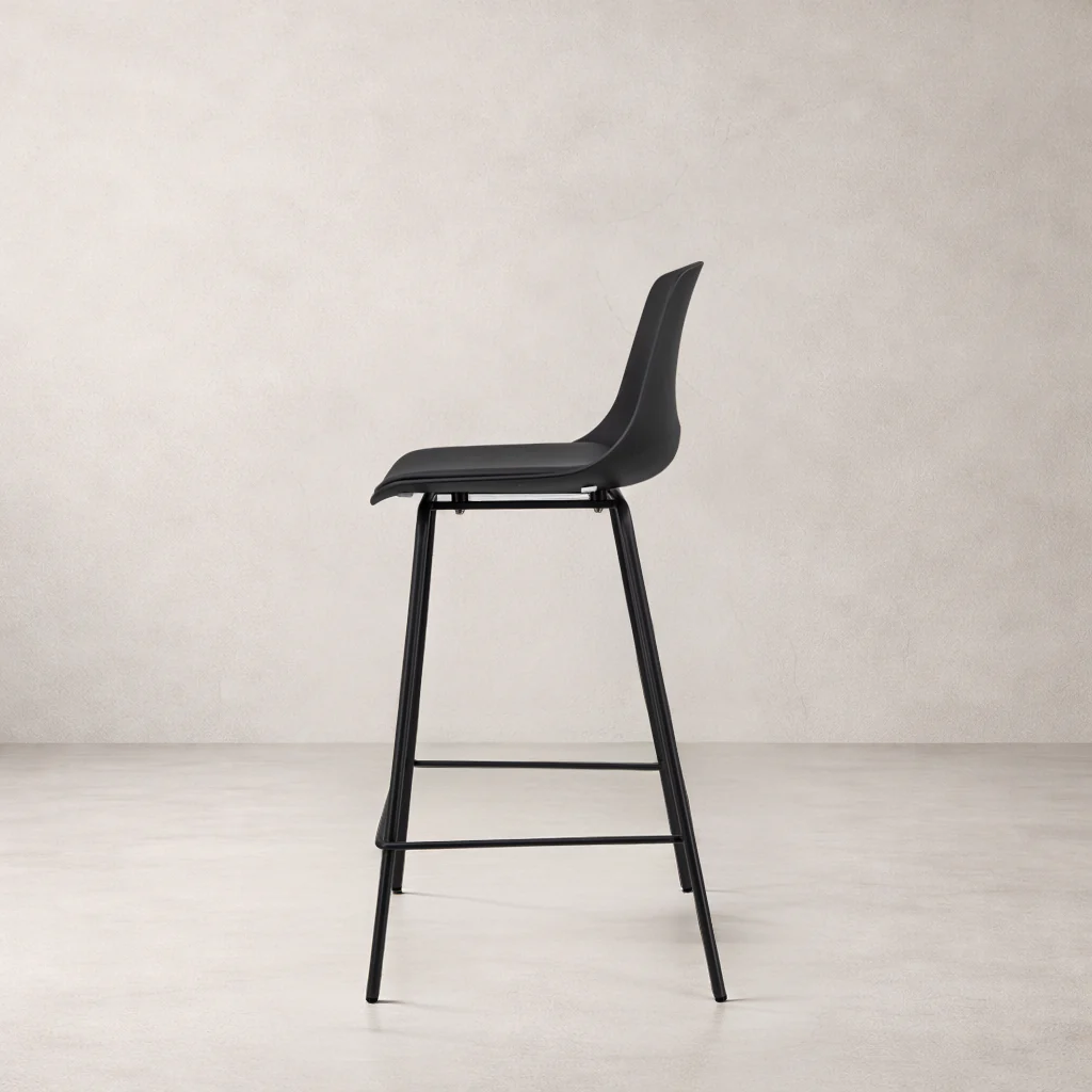 Agata Counter Stool - Black - Image 4