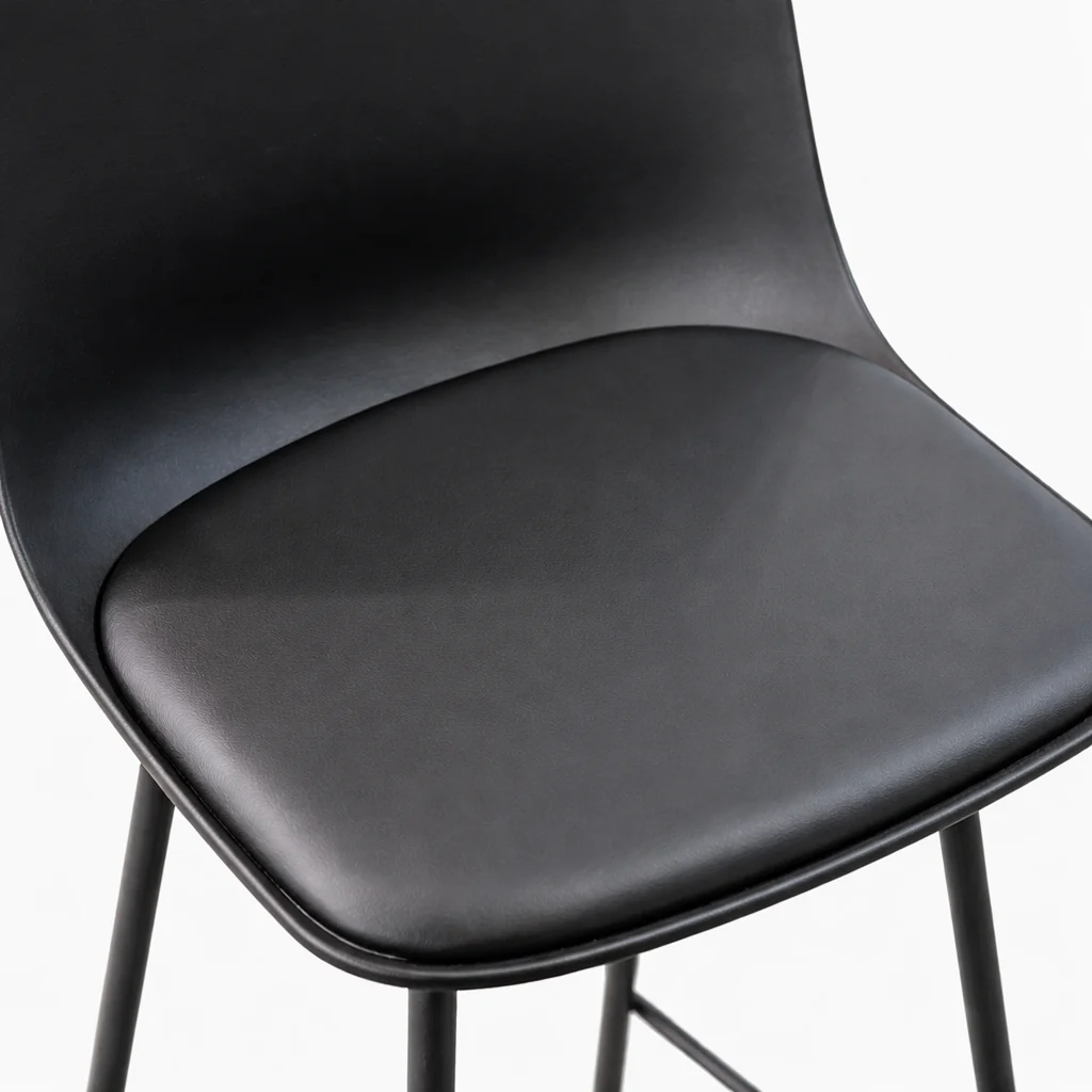 Agata Counter Stool - Black - Image 6