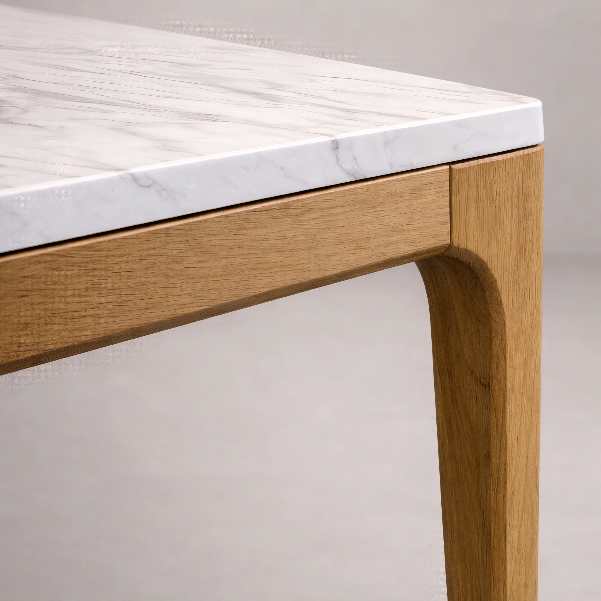 Audrey 78.7" Faux Marble Dining Table - White - Image 3