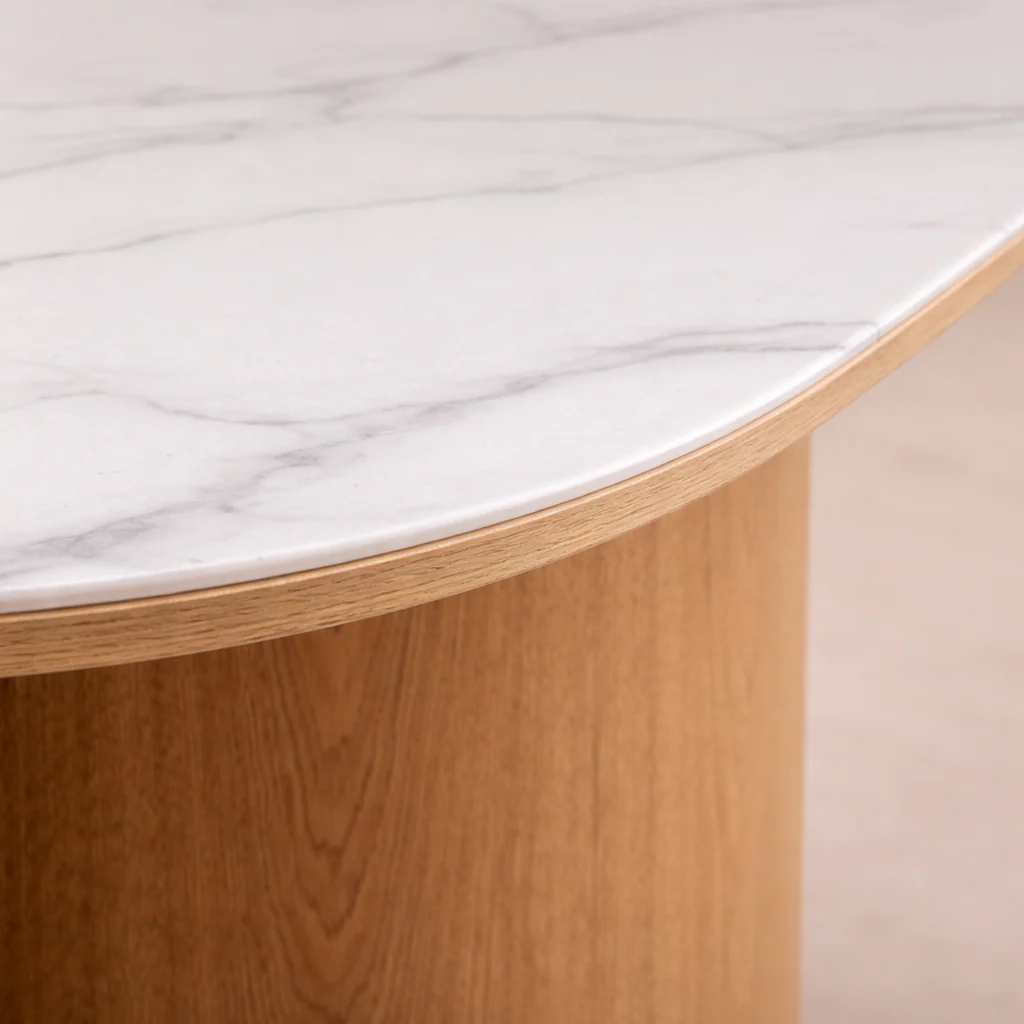 Marbella 78.7" Sintered Stone Dining Table - Image 5