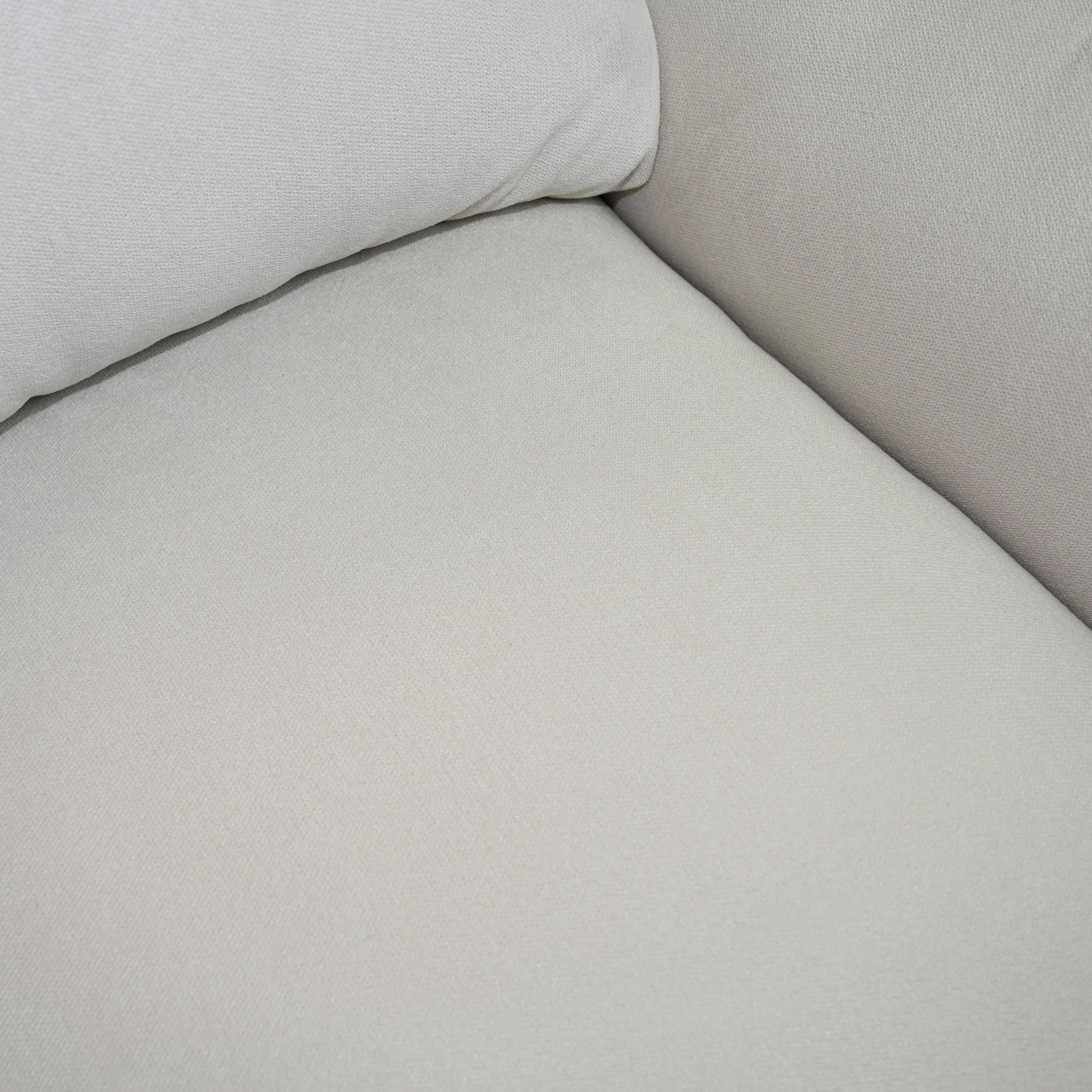 Milan Fabric Lounge Chair - Cream - Final Sale - Image 6