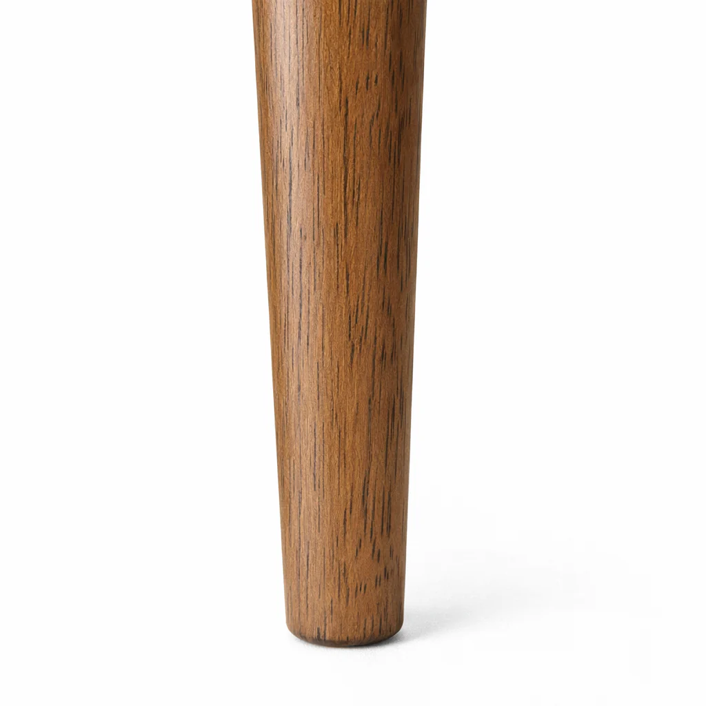 Samantha Solid Wood Dining Chair - Smoked Oak and Moss Green - Image 7
