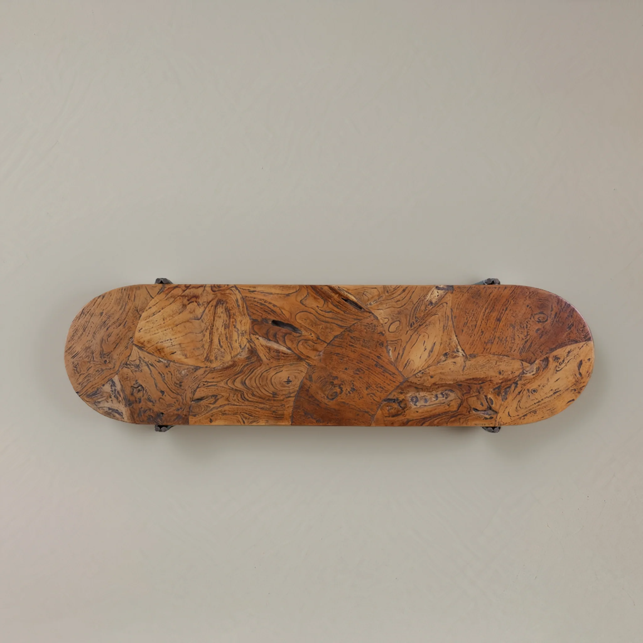 Strata 55.1" Solid Teak Console - Natural - Image 4