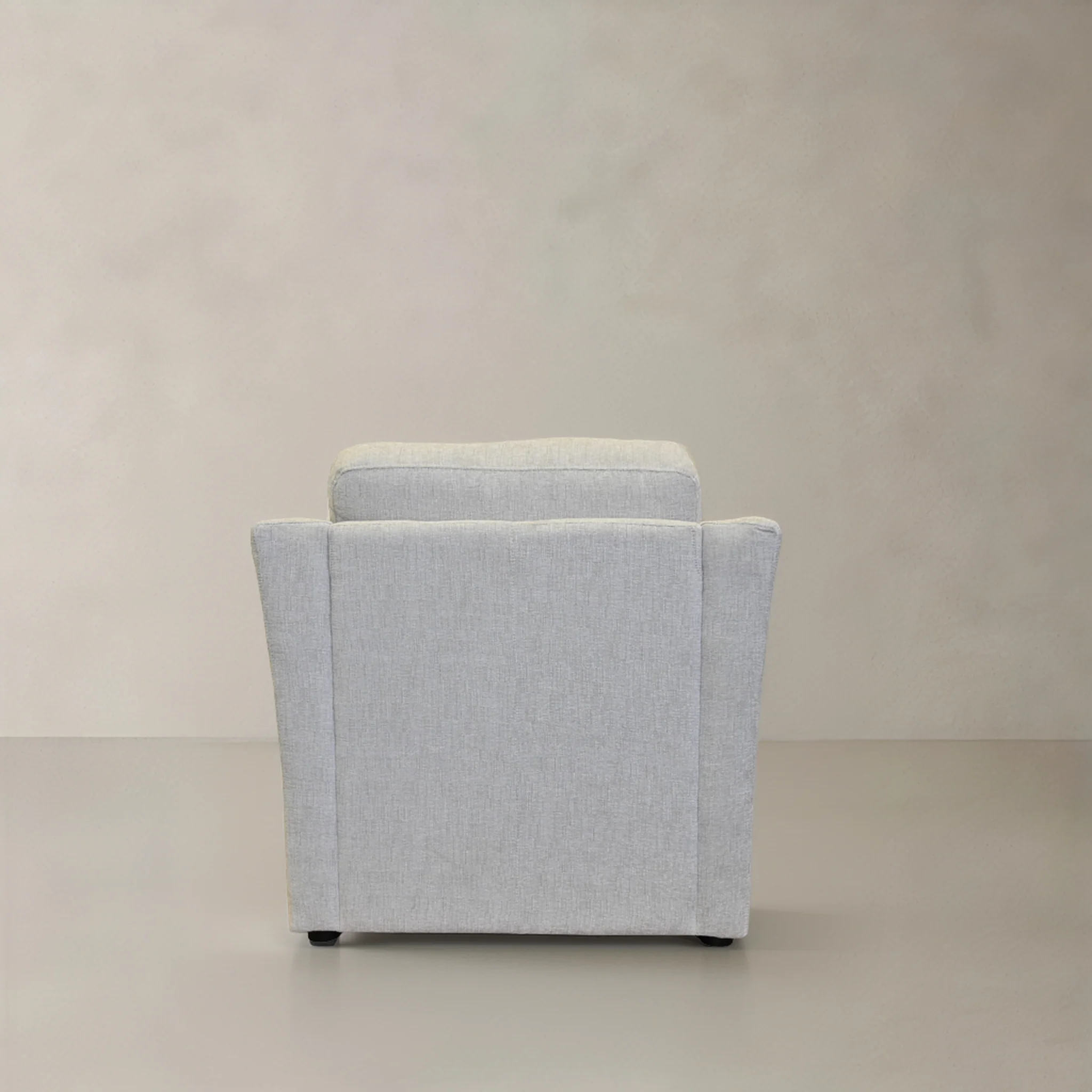 Theo Fabric Lounge Chair - Beige - Final Sale - Image 4