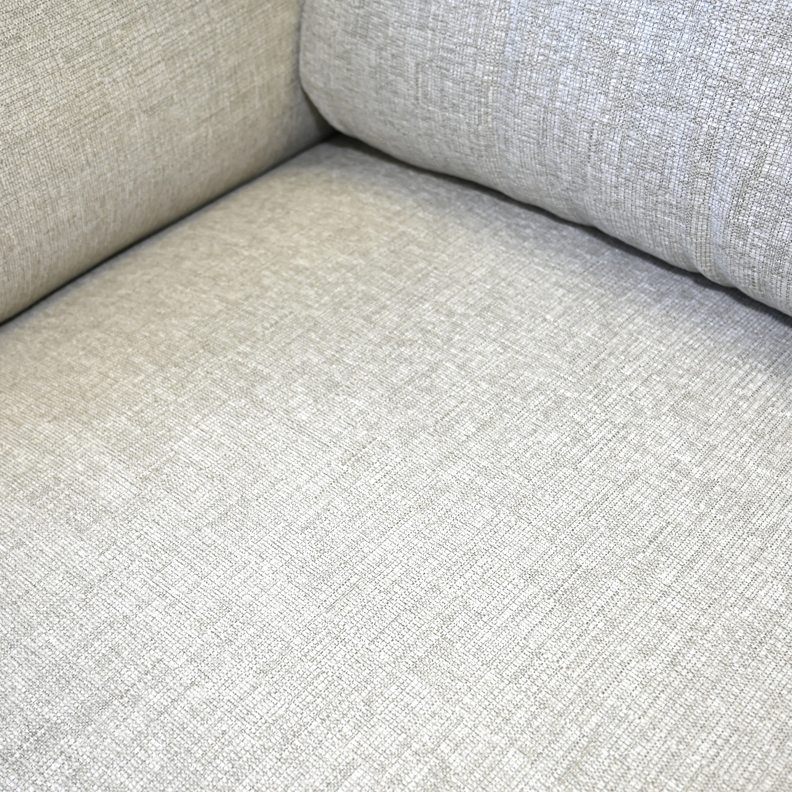 Theo Fabric Lounge Chair - Beige - Final Sale - Image 6