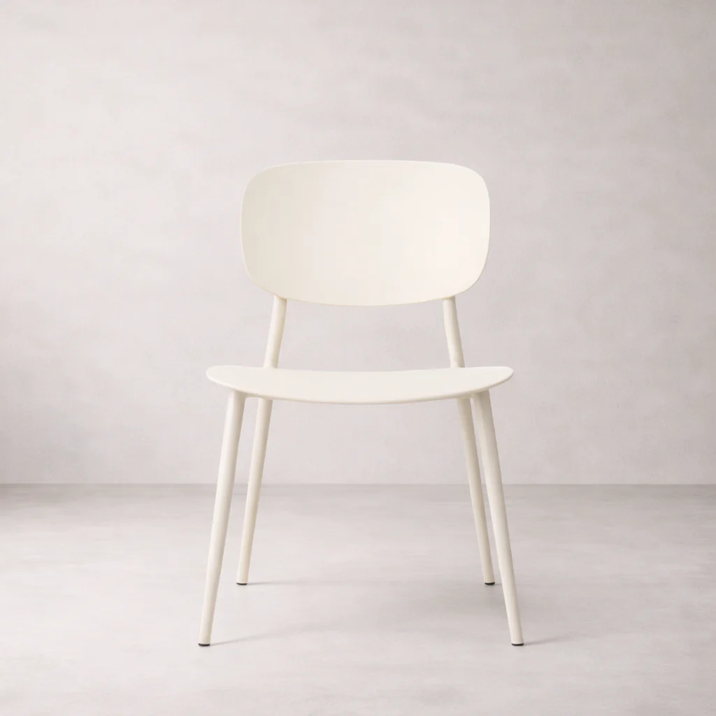 Vivian Dining Chair - Neutral White - Image 3