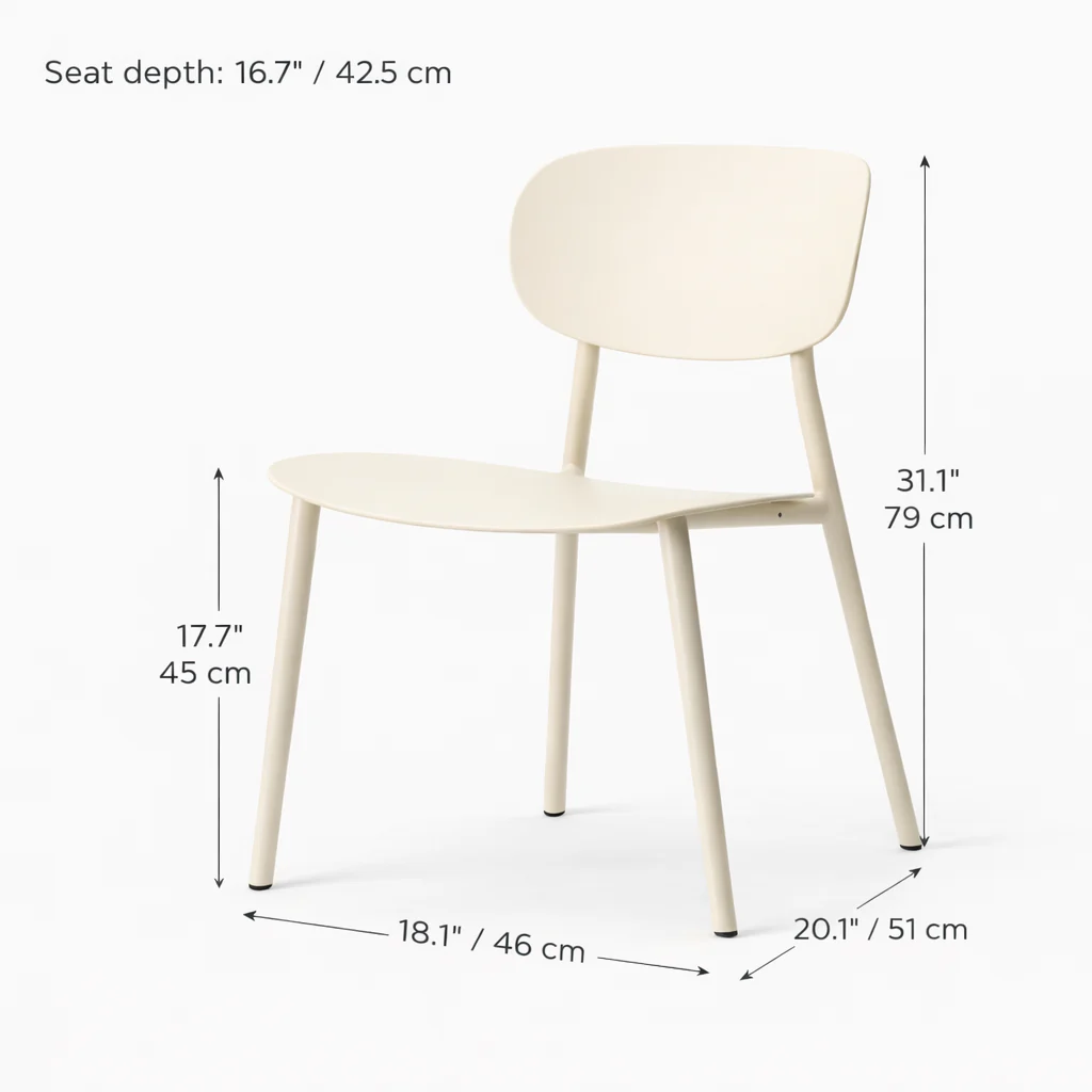 Vivian Dining Chair - Neutral White - Image 6